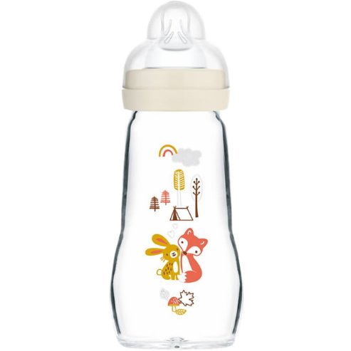 Mam Feel Good Premium Glass Bottle 2m+, 260ml, Код 375SU - Крем 2