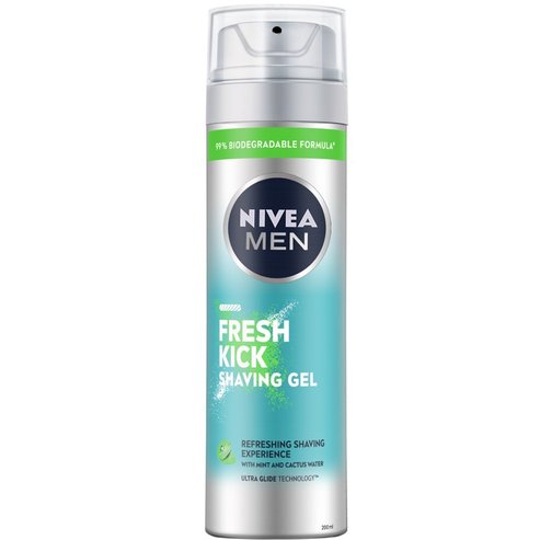 Nivea Men Fresh Kick Shaving Gel 200ml
