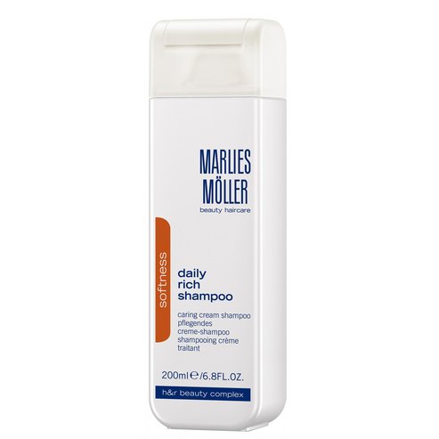 Marlies Moller Softness Daily Rich Shampoo Шампоан под формата на крем за интензивно подхранване и хидратация за суха коса 200ml