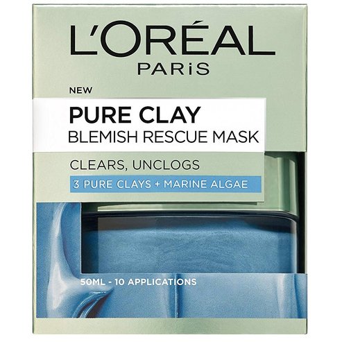 L\'oreal Paris Pure Clay Blemish Rescue Face Mask 50ml