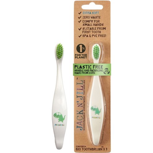 Jack n\' Jill Biodegradable Kids Toothbrush Extra Soft 1 бр