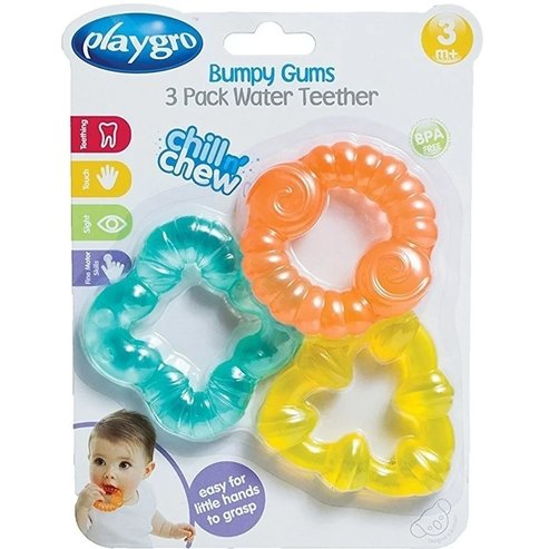 Playgro Bumpy Gums Water Teether 3 бр