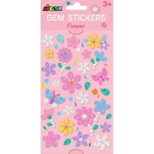 Avenir Gems Stickers Set 3+ Years 1 брой, код 60828 - Flowers