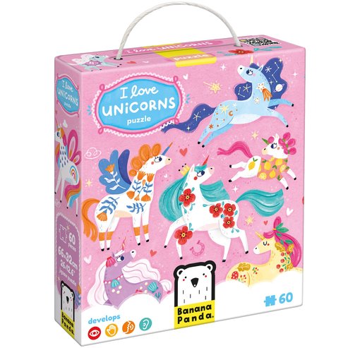 Banana Panda I Love Unicorns Puzzle 4 Years+, 1 бр