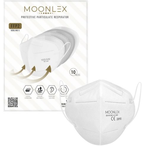 Moonlex Protective Face Mask Бели 10 бр