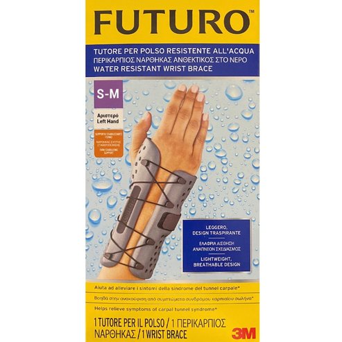 3M Futuro Water Resistant Left Wrist Brace 1 бр - S/M