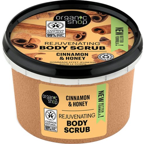 Organic Shop Rejuvenating Body Scrub with Cinnamon & Honey 250ml