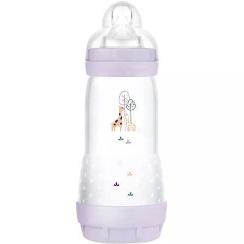 Mam Easy Start Anti-Colic Plastic Bootle 4m+, 320ml, Код 356SGc - Лилаво