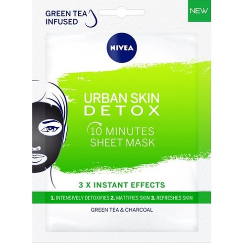 Nivea Подарък Urban Skin Detox 10 Minute Sheet Mask 1 бр