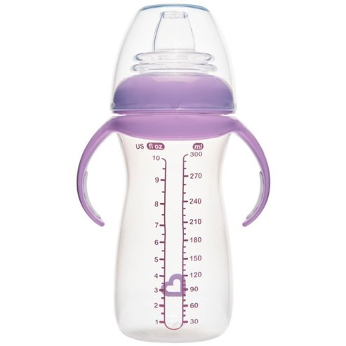 Munchkin Gentle Transition Baby\'s First Sippy Spill-Proof Antifuite Cup 6m+, 300ml - Lila