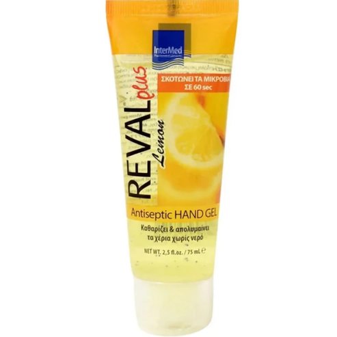 Intermed Подарък Reval Plus Lemon Antiseptic Hand Gel 75ml