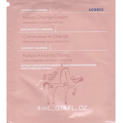 Korres проба Nappy Change Cream 4ml