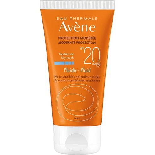 Avene Moderate Protection Emulsion Spf20 Средна слънцезащита за чувствителна нормална и комбинирана кожа 50ml