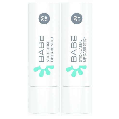Babe Essentials Lip Care Stick Хидратиращ, защитен стик за устни Spf20, 2x4g