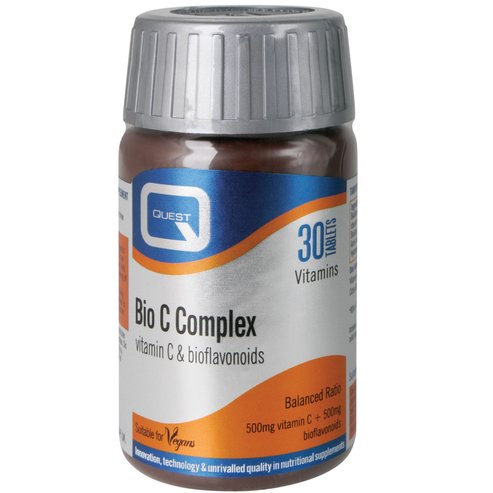 Quest Bio C Complex Vitamin C Bioflavonoids 500mg 30tabs
