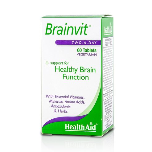 Health Aid Brainvit Гладък приток на кръв към мозъка 60 таблетки