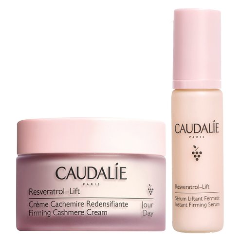 Комплект Подарък Caudalie Resveratrol Lift Firming Cashmere Day Cream 15ml & Resveratrol Lift Instant Firming Serum 10ml