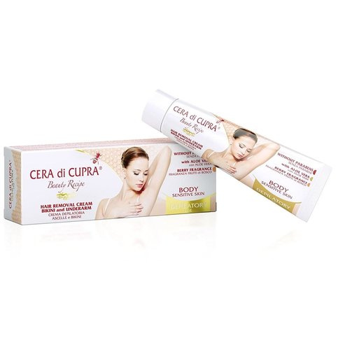 Cera Di Cupra Обезкосмяване крем за подмишниците и линията на  бикините75ml