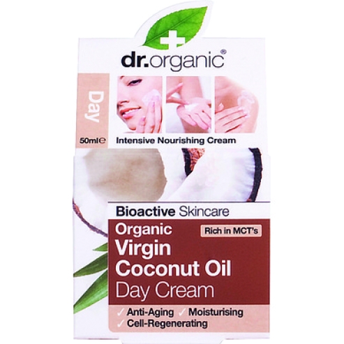 Dr Organic Organic Virgin Coconut Oil Day Cream Дневен крем с органично не обработено кокосово масло 50ml