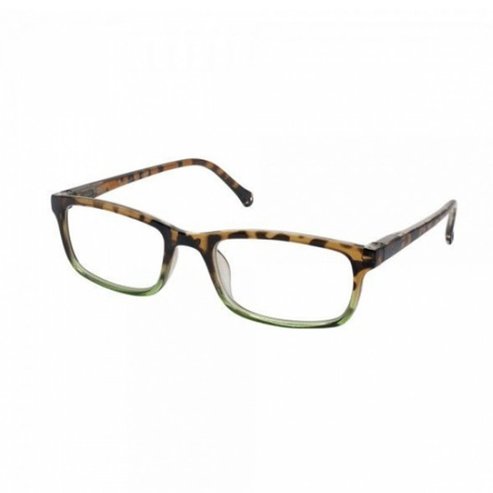 Eyelead Unisex Очила за четене Tartaruga - зелено с костна рамка E165