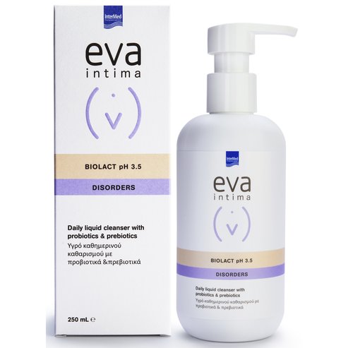 Eva Intima Biolact pH 3.5 Disorders Daily Liquid Cleanser with Probiotics & Prebiotics 250ml