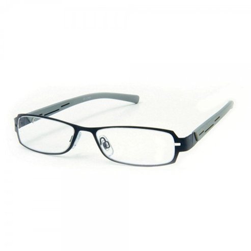 Eyelead Унисекс очила за четене черно сиво, с метална рамка E119