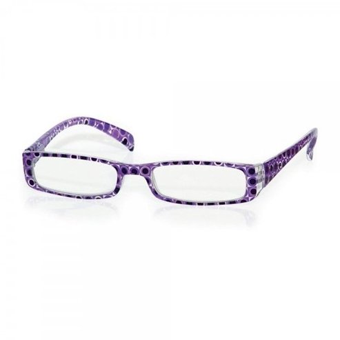 Eyelead Унисекс лилави очила за четене на точки, с костна рамка E129