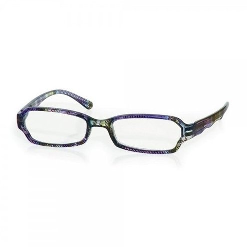 Eyelead Унисекс лилави карирани очила за четене, с костна рамка E131