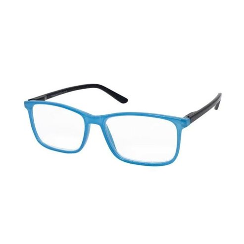 Eyelead Унисекс очила за четене Цвят черен - син, с костна рамка E195
