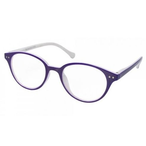 Eyelead Унисекс очила за четене Цвят лилав - бял, с костна рамка E172