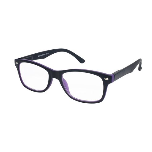 Eyelead Унисекс очила за четене лилаво - черна кост E193