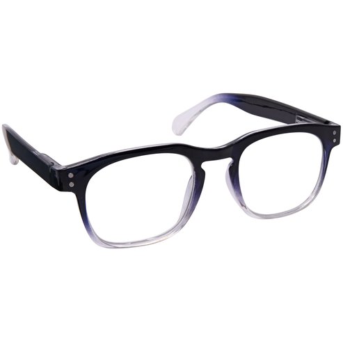 Eyelead Унисекс очила за четене, черни / прозрачни кости E237