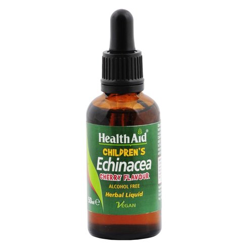 Health Aid Children\'s Echinacea Ехинацеа  & Витамин  C Liquid Той предпазва от студ и вируси 50 ml