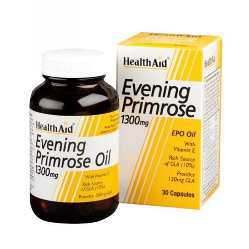 Health Aid Evening Primrose масло от вечерна иглика  1300mg 30 капсули