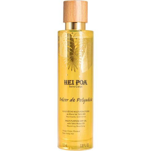 Hei Poa Soins Corps Tresor de Polyuesie Monoi Dry Oil Tahiti 100ml