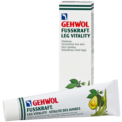 Gehwol Fusskraft Leg Vitality Освежаващ гел тоник за крака 125 ml