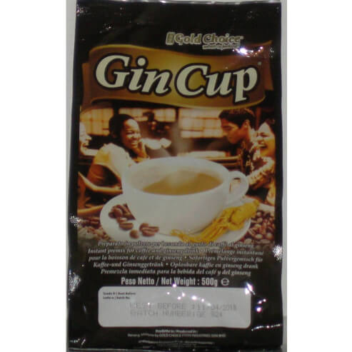 Excelsior Gin Cup Ginseng Coffee Разтворима напитка от кафе с билка женшен 500gr