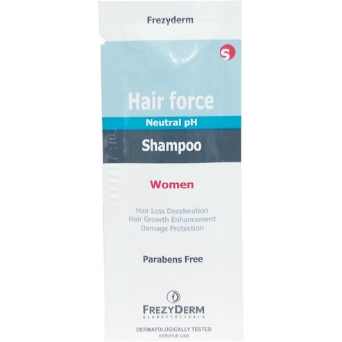 Δείγμα Frezyderm Hair Force Shampoo Women Σαμπουάν Κατά της Γυναικείας Τριχόπτωσης 5ml