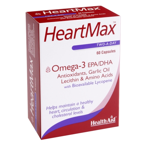 Health Aid Heartmax Понижава холестерола и триглицеридите 60 таблетки