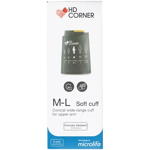 Microlife Hd Corner Conical Wide Range Soft Cuff for Uper Arm M-L, 22-42cm 1 брой