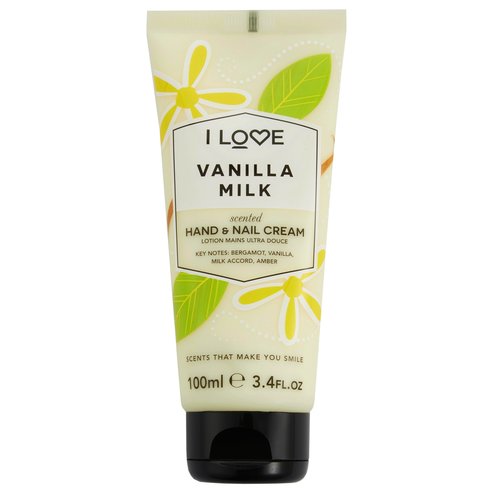 I Love... Vanilla Milk Scented Hand & Nail Cream 100ml
