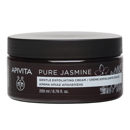 Apivita Pure Jasmine Умерено ексфолиращ крем с жасмин за освежаване и подмладяване 200ml