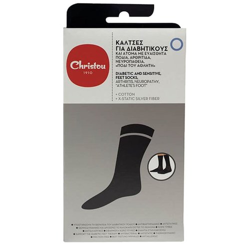 Christou Diabetic & Sensitive Feet Socks CH-019, 1 чифт