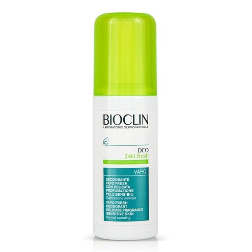 Bioclin Deo 24h Fresh Vapo Дезодорант спрей за чувствителна кожа, идеален за нормално изпотяване 100ml