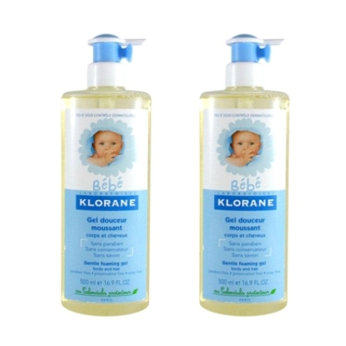 Klorane НЕЖЕН БЕБЕШКИ ДУШ ГЕЛ ЗА КОСА И ТЯЛО С ЕКСТРАКТ ОТ НЕВЕН 2 χ 500ml