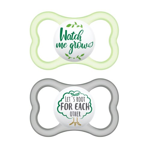 Mam Air Happy Thoughts Silicone Soother 16m+ Код 275S 2 бр