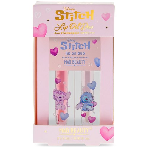 Mad Beauty i Heart Stitch Lip Oil Duo Масло за устни за хидратация & блясък 2x3ml