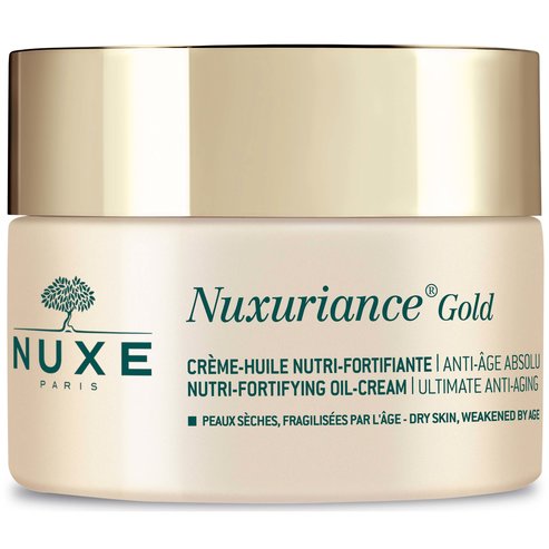 Nuxe Nuxuriance Gold Nutri-Fortifying Oil-Cream Богат дневен крем за подхранване и абсолютно против стареене на суха кожа 50ml