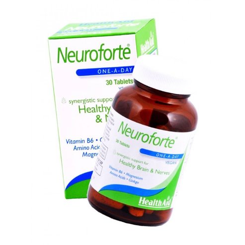 Health Aid NeuroforteЗдравословна нервната система и мозъка, 30 таблетки
