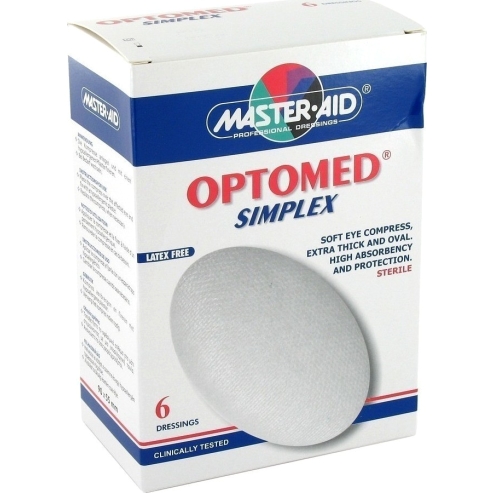 Master Aid Optomed Simplex Очни подложки 6 бр